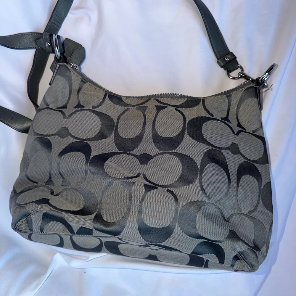 Coach Gray Cross Body Shoulder Bag - Picture 4 of 7